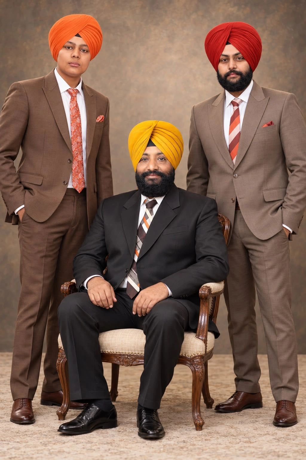 Harjashanpreet, Sukhjinder and Jovanpreet Bhangal together